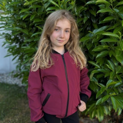Kinder‑Bomberjacke in Bordeaux