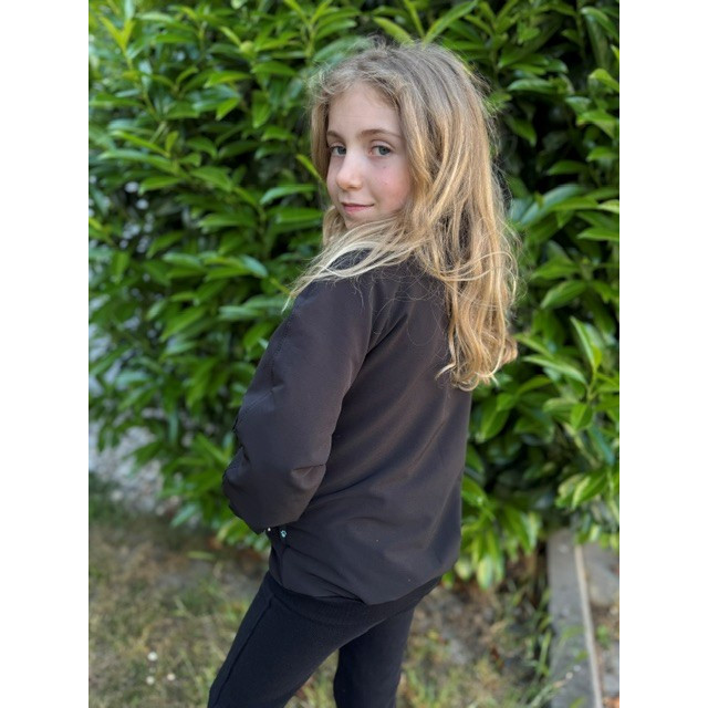 Kinder‑Bomberjacke in Schwarz