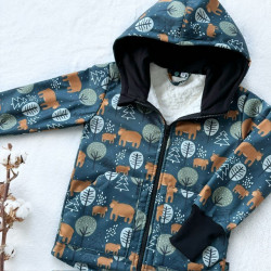 Kinder Softshelljacke mit Fleece MEDVEDE
