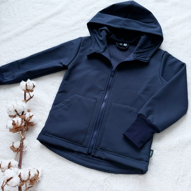Kinder Softshelljacke dunkelblau