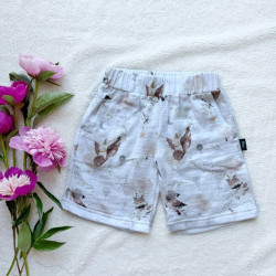 Kinder-Sommer-Musselin-Bermudas Fantasie