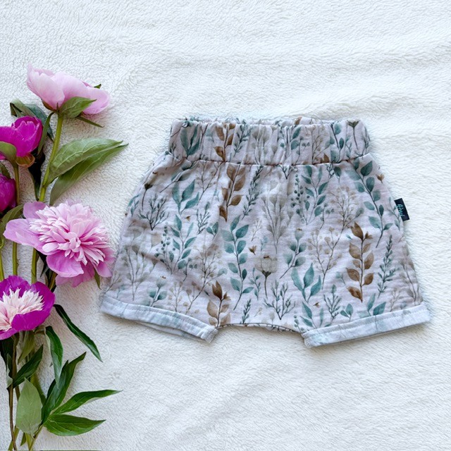 Kinder-Sommer-Musselin-Shorts Wiese