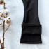 Mädchen Softshell gefütterte Hose schwarz
