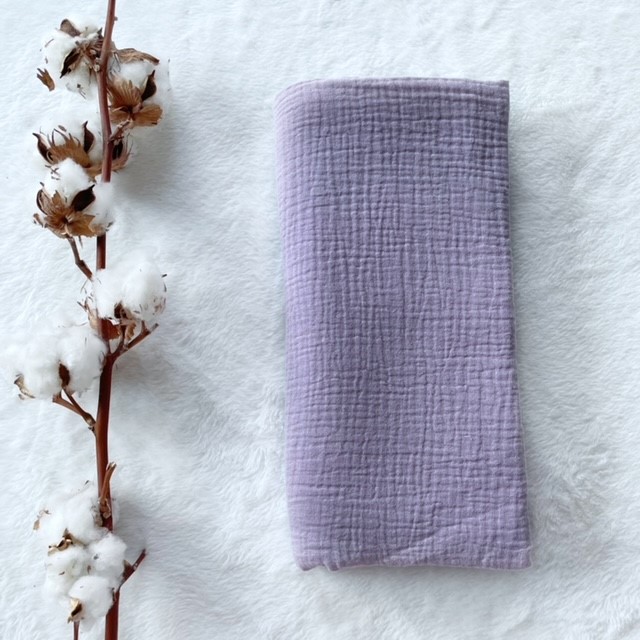 Kinder Muselintuch violett 125 x 125cm