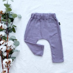 Kinder Sommer Muselins Pudel lila