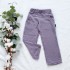 Kinder Sommer Muschelhosen lila