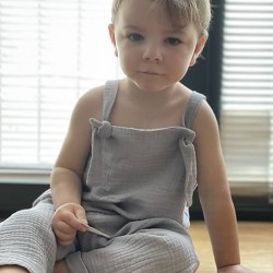 Graue Kinder Sommermuskelträger
