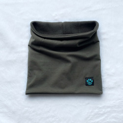 Kinder Winter gefütterte Halskrause (Tunnel) khaki