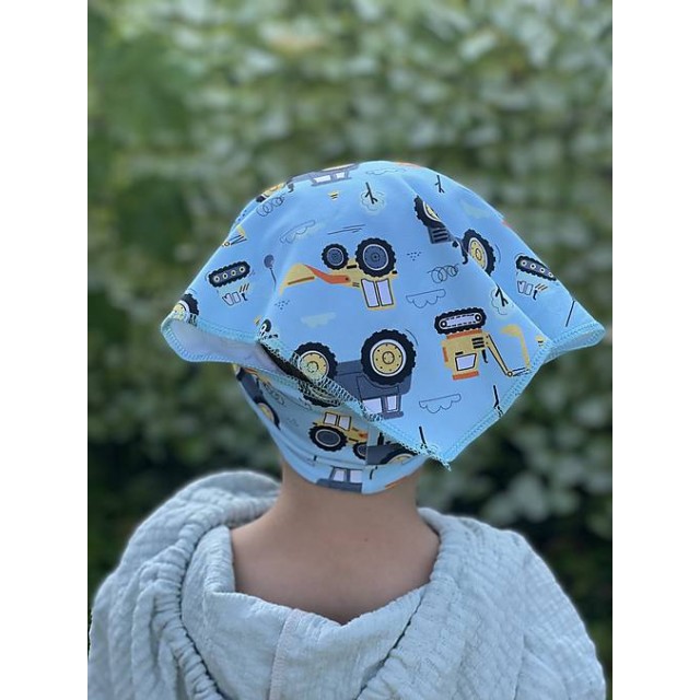 Kinder Sommerhut mit Schirm TRAKTORY