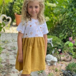 Kinder Sommer Muselkleider für Mädchen aus Bergregionen
