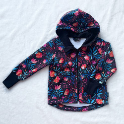 Kinder Softshelljacke BUNTEN BLUMEN
