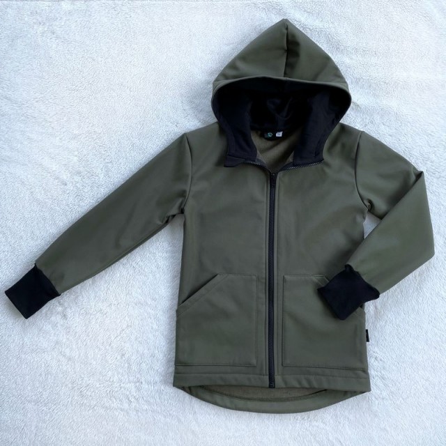 Kinder Softshelljacke khaki