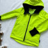 Neonfarbene Kinder-Sofshelljacke