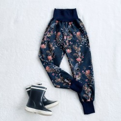 Kinder Softshell gefütterte Hose LÜCKE BLUMEN