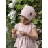 Kinder Sommerhut mit Schirm rosa