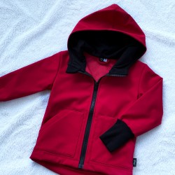 Kinder Softshelljacke rot