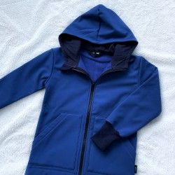 Kinder Softshelljacke blau