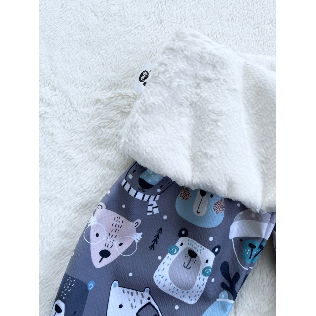 Kinder Winter gefütterte Softshell-Hosen mit Fleece MEDVEDÍKY